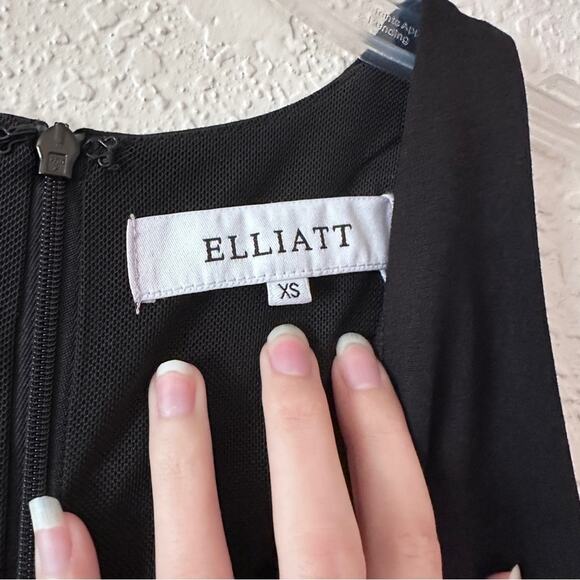 NWT Elliatt x Revolve Carmen Black Dress XS - Picture 4 of 8